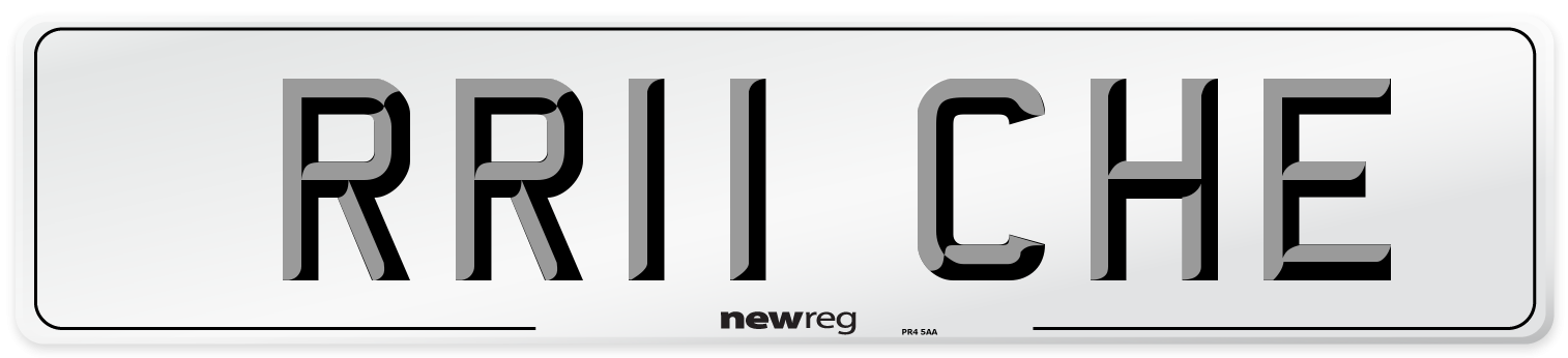 RR11 CHE Number Plate from New Reg
